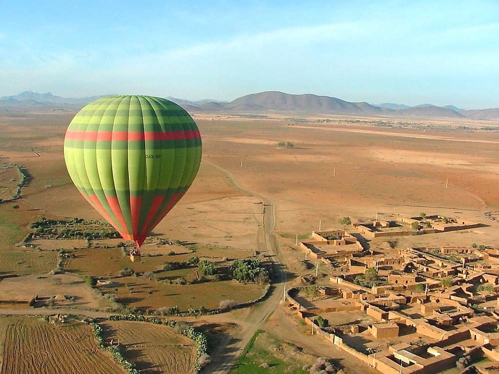montgolfière a Marrakech